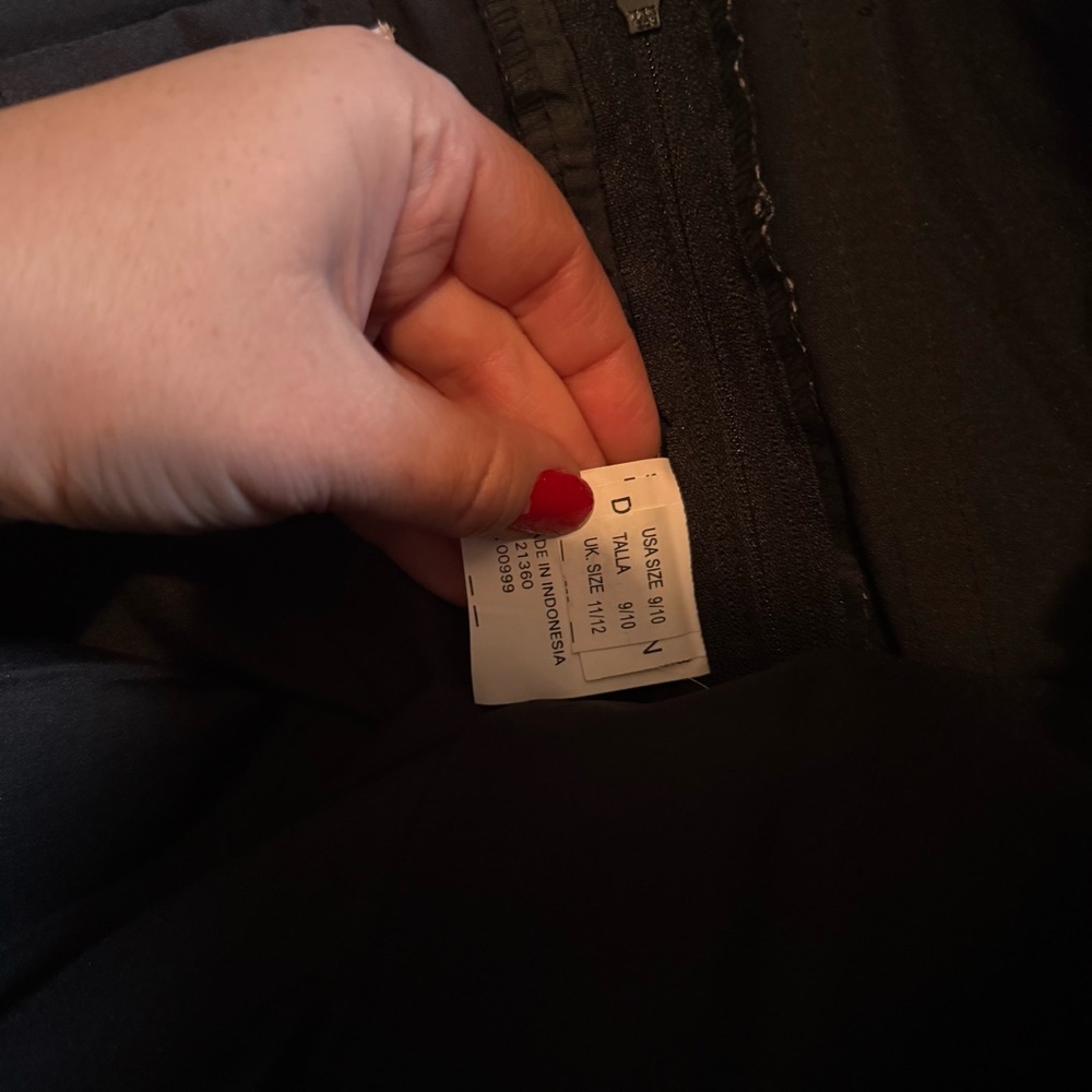 NWT MoriLee by Madeline Gardner black asymmetrical strap cocktail dress - Picture 4 of 13